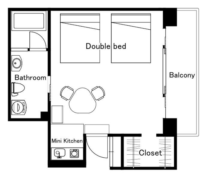 Taketo Osakajo Apartemen